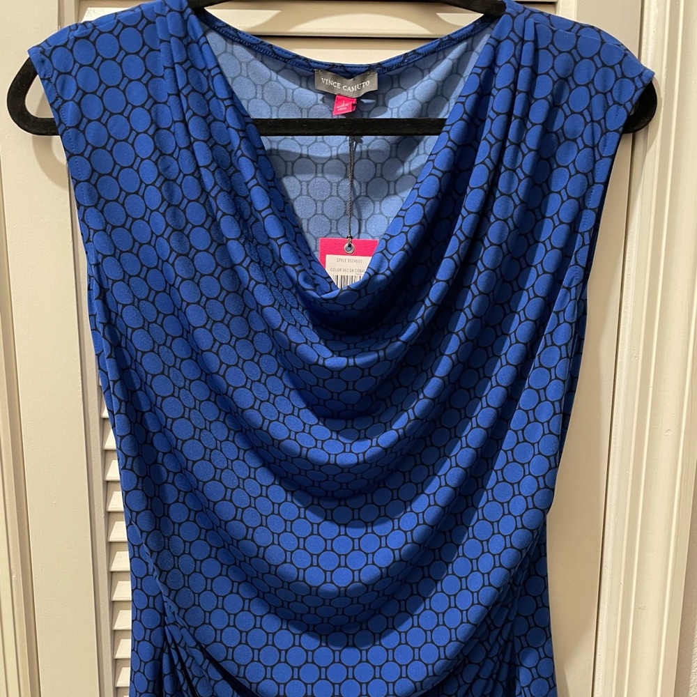 Vince Camuto Blue Sleeveless Blouse